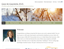 Tablet Screenshot of drgailgagnon.com